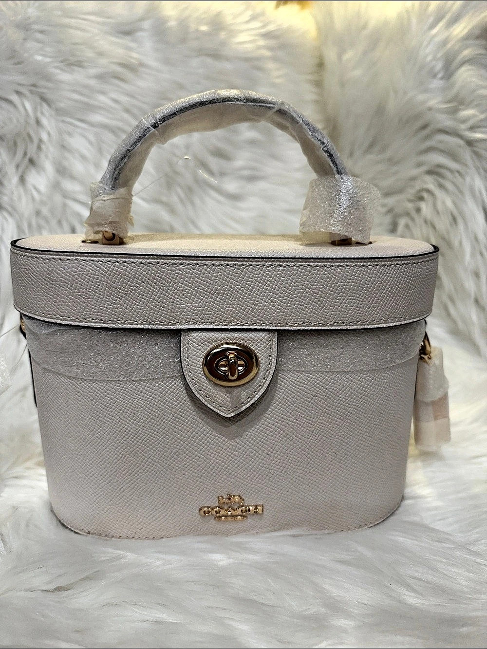 COACH Kay vanity crossbody bag in White
